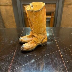 Frye Brown Leather Tall Boots